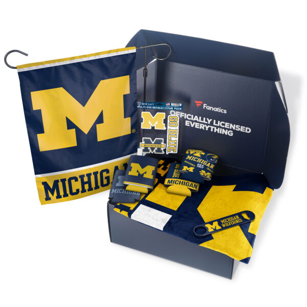 Michigan Wolverines Fanatics Pack Tailgate Game Day Essentials Gift Box - $80+ Value