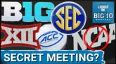 TOP SECRET? Big Ten, P4 Conferences Meet to REPLACE NCAA to CONTROL Revenue Share, NIL, PENALTIES!