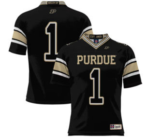 #1 Purdue Boilermakers GameDay Greats Endzone Football Jersey - Black