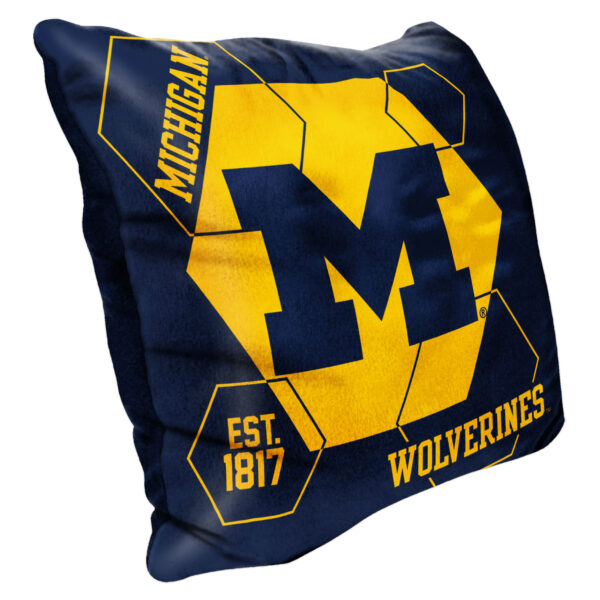 The Northwest Group Michigan Wolverines 16" x 16" Connector Velvet Pillow